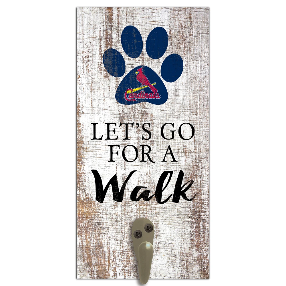 St. Louis Cardinals 6'' x 12'' Leash Holder Sign