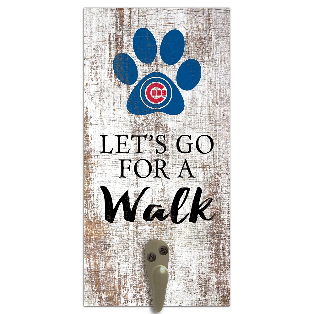 Chicago Cubs 6'' x 12'' Leash Holder Sign