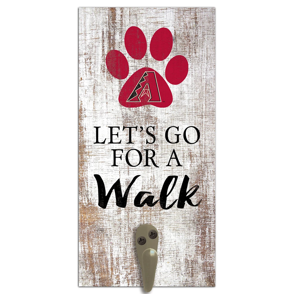 Arizona Diamondbacks 6'' x 12'' Leash Holder Sign