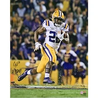 Clyde Edwards-Helaire LSU Tigers Autographed 16" x 20" Solo Run Photograph with "19 Champs" Inscription