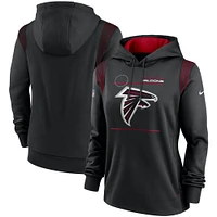 Women's Nike Black Atlanta Falcons Sideline Performance Pullover Hoodie