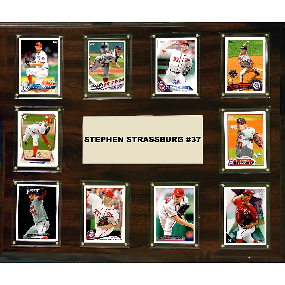 Stephen Strasburg Washington Nationals 15'' x 18'' Plaque