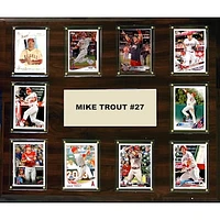 Mike Trout Los Angeles Angels 15'' x 18'' Plaque