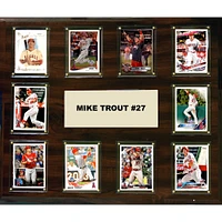Mike Trout Los Angeles Angels 15'' x 18'' Plaque