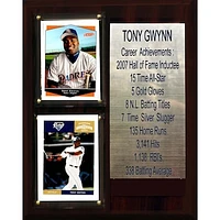 Tony Gwynn San Diego Padres 8'' x 10'' Plaque