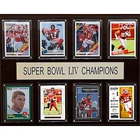 Kansas City Chiefs Super Bowl LIV Champions 12'' x 15'' Plaque