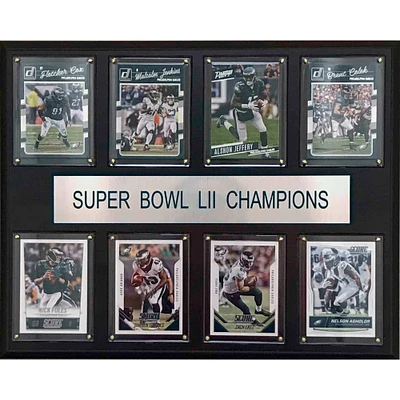 Philadelphia Eagles Super Bowl LII Champions 12'' x 15'' Plaque