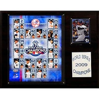 New York Yankees 2009 World Series Champions 12'' x 15'' Plaque