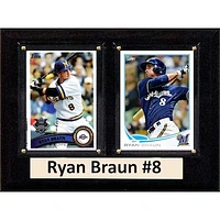Ryan Braun Milwaukee Brewers 6'' x 8'' Plaque