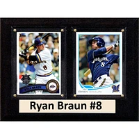 Ryan Braun Milwaukee Brewers 6'' x 8'' Plaque