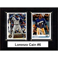 Lorenzo Cain Milwaukee Brewers 6'' x 8'' Plaque