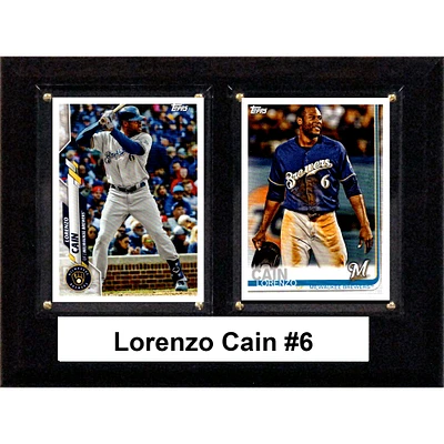 Lorenzo Cain Milwaukee Brewers 6'' x 8'' Plaque