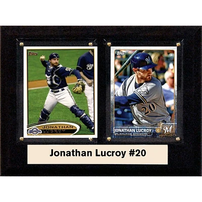 Jonathan Lucroy Milwaukee Brewers 6'' x 8'' Plaque
