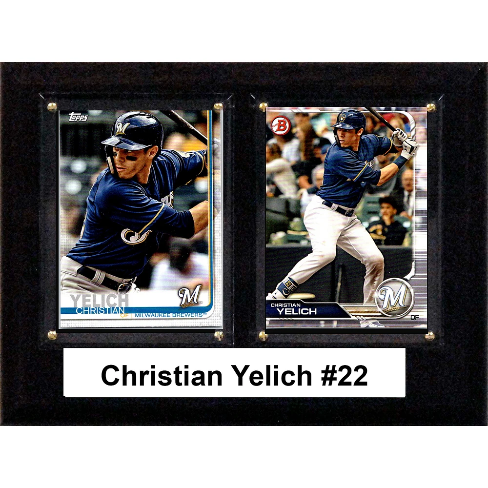 Christian Yelich Milwaukee Brewers 6'' x 8'' Plaque