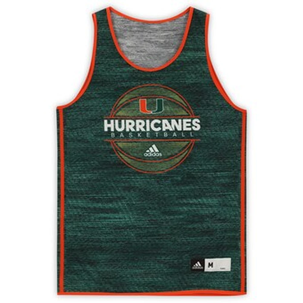 Miami Hurricanes Team-Issued #10 Forest Green Reversible Jersey from the Basketball Program - Size M