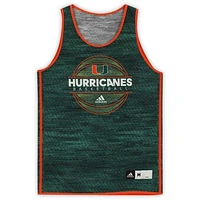 Miami Hurricanes Team-Issued #10 Forest Green Reversible Jersey from the Basketball Program - Size M