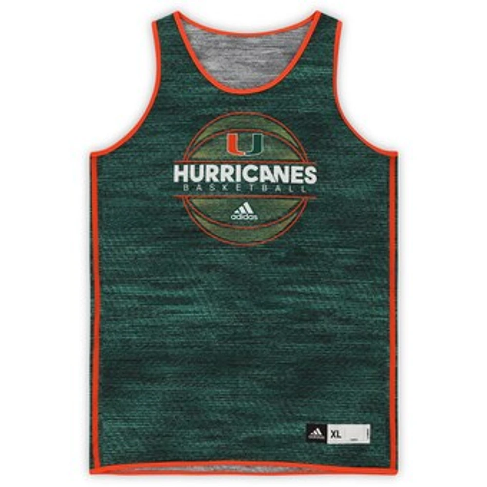 Miami Hurricanes Team-Issued #22 Forest Green Reversible Jersey from the Basketball Program - Size XL+2