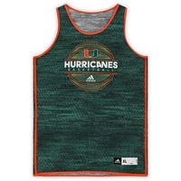 Miami Hurricanes Team-Issued #22 Forest Green Reversible Jersey from the Basketball Program - Size XL+2