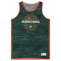 Miami Hurricanes Team-Issued #22 Forest Green Reversible Jersey from the Basketball Program - Size XL+2