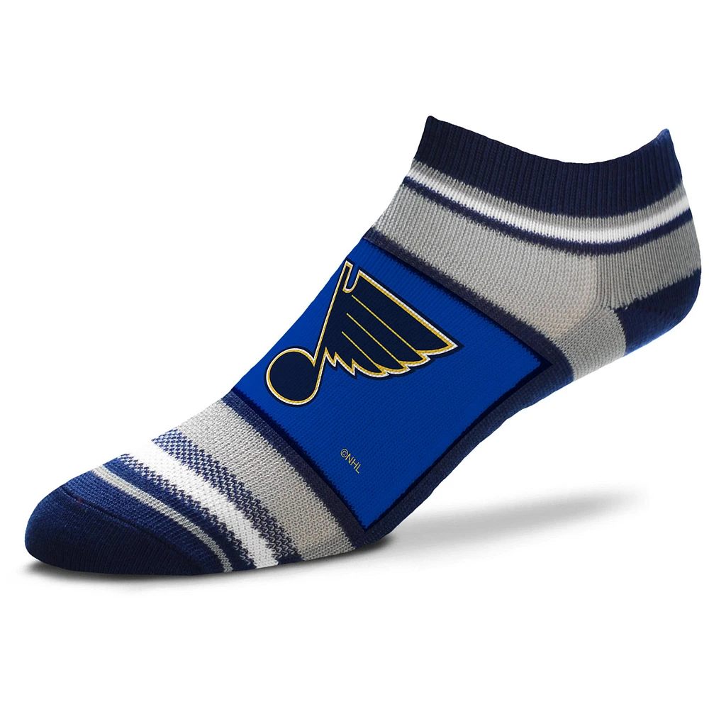 Women's For Bare Feet St. Louis Blues Marquis Addition No Show Ankle Socks