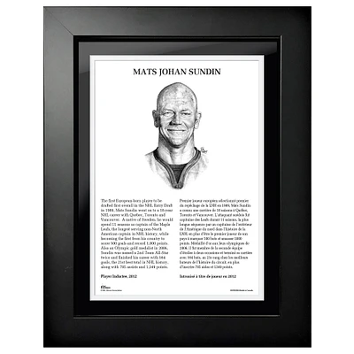 Mats Sundin 12'' x 16'' NHL Hockey Hall of Fame Photo