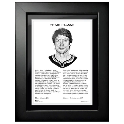 Teemu Selanne 12'' x 16'' NHL Hockey Hall of Fame Photo