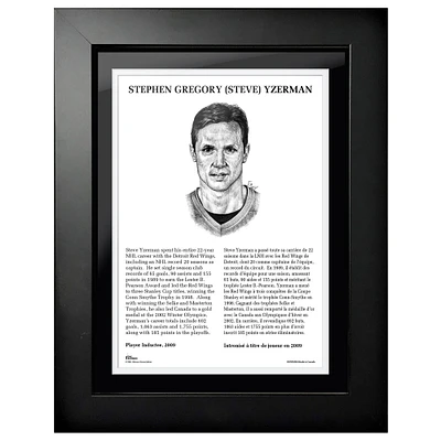 Steve Yzerman 12'' x 16'' NHL Hockey Hall of Fame Photo