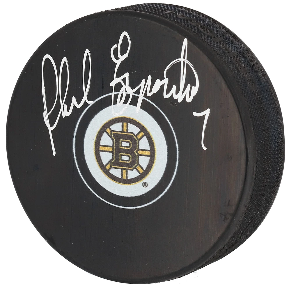 Phil Esposito Boston Bruins Autographed Hockey Puck