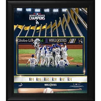Los Angeles Dodgers Framed 15" x 17" 2020 MLB World Series Champions Collage