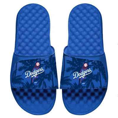 Youth ISlide Royal Los Angeles Dodgers Loudmouth Palm Tree Logo Slide Sandals