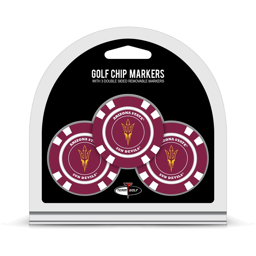 Arizona State Sun Devils Golf Chip 3-Pack Set