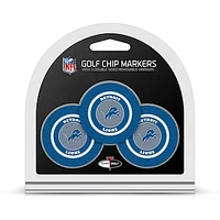 Detroit Lions Golf Chip 3-Pack Set
