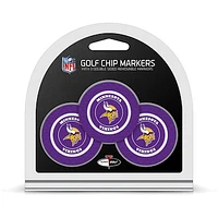 Minnesota Vikings Golf Chip 3-Pack Set