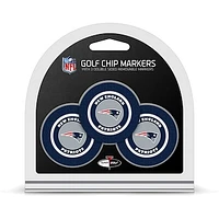 New England Patriots Golf Chip 3-Pack Set