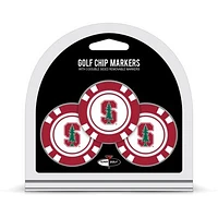 Stanford Cardinal Golf Chip 3-Pack Set