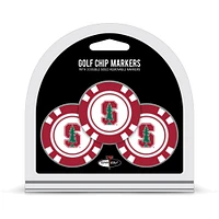 Stanford Cardinal Golf Chip 3-Pack Set