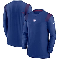 Men's Nike Royal New York Giants Sideline Player UV Performance Long Sleeve T-Shirt