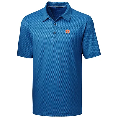 Men's Cutter & Buck Navy Auburn Tigers Big & Tall Pike Mini Pennant Polo