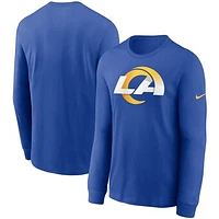 Men's Nike Royal Los Angeles Rams Primary Logo Long Sleeve T-Shirt