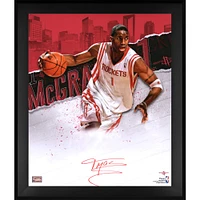 Tracy McGrady Houston Rockets Framed Autographed 20" x 24" In-Focus Photograph