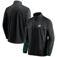 Men's Black Dallas Stars Authentic Pro Locker Room Rinkside Full-Zip Jacket