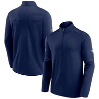 Men's Fanatics Navy Washington Capitals Authentic Pro Travel and Training Quarter-Zip Jacket