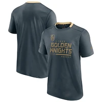 Men's Fanatics Charcoal Vegas Golden Knights Authentic Pro Locker Room - T-Shirt