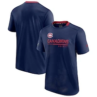 Men's Fanatics Navy Montreal Canadiens Authentic Pro Locker Room - T-Shirt