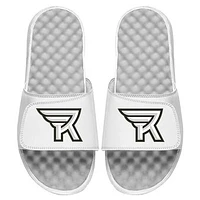 Youth ISlide White Rochester Knighthawks Primary Logo Slide Sandals