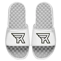 Youth ISlide White Rochester Knighthawks Primary Logo Slide Sandals