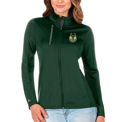 Women's Antigua Milwaukee Bucks Generation Full-Zip Jacket