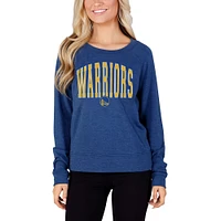 Women's Concepts Sport Royal Golden State Warriors Mainstream Terry Long Sleeve Top