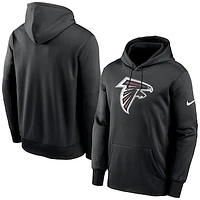 Men's Nike Black Atlanta Falcons Primary Logo Therma Pullover Hoodie