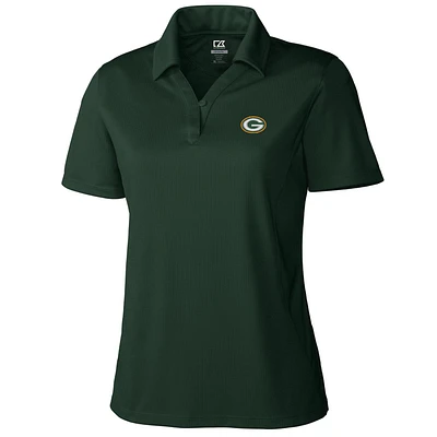Women's Cutter & Buck Green Green Bay Packers DryTec Genre Polo